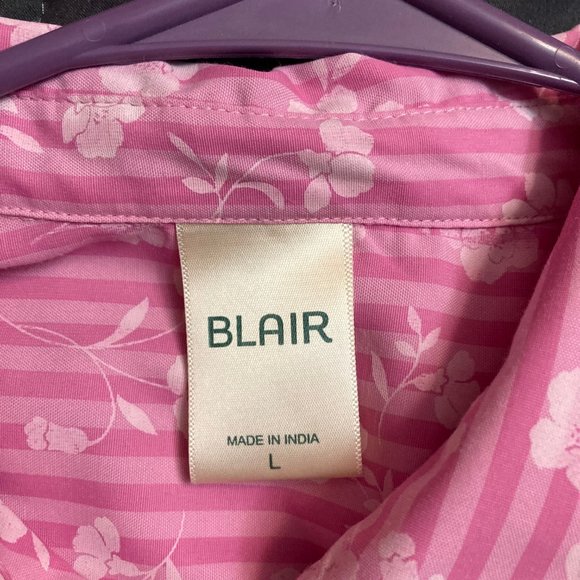 Blair Fiesta 3/4-Sleeve Side-Pocket Button-down Tunic - Picture 13 of 15